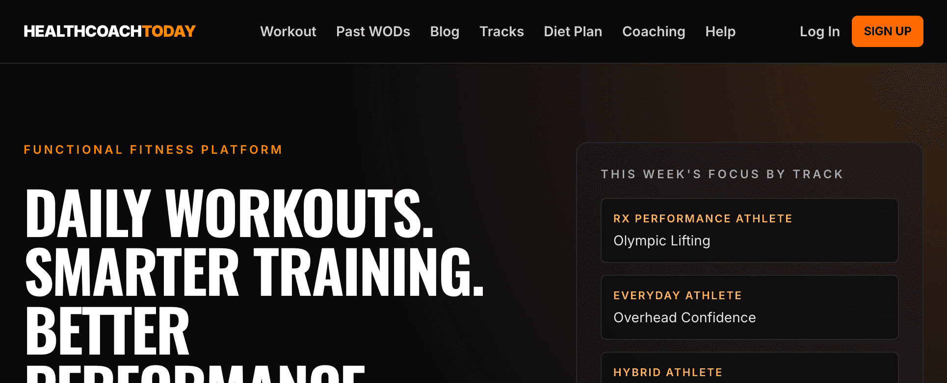 HealthCoachToday platform interface